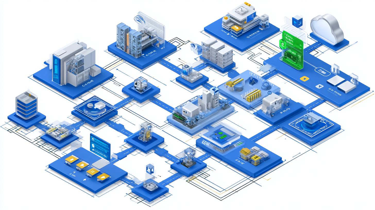 Microservices architecture showing device/edge/cloud responsibilities.