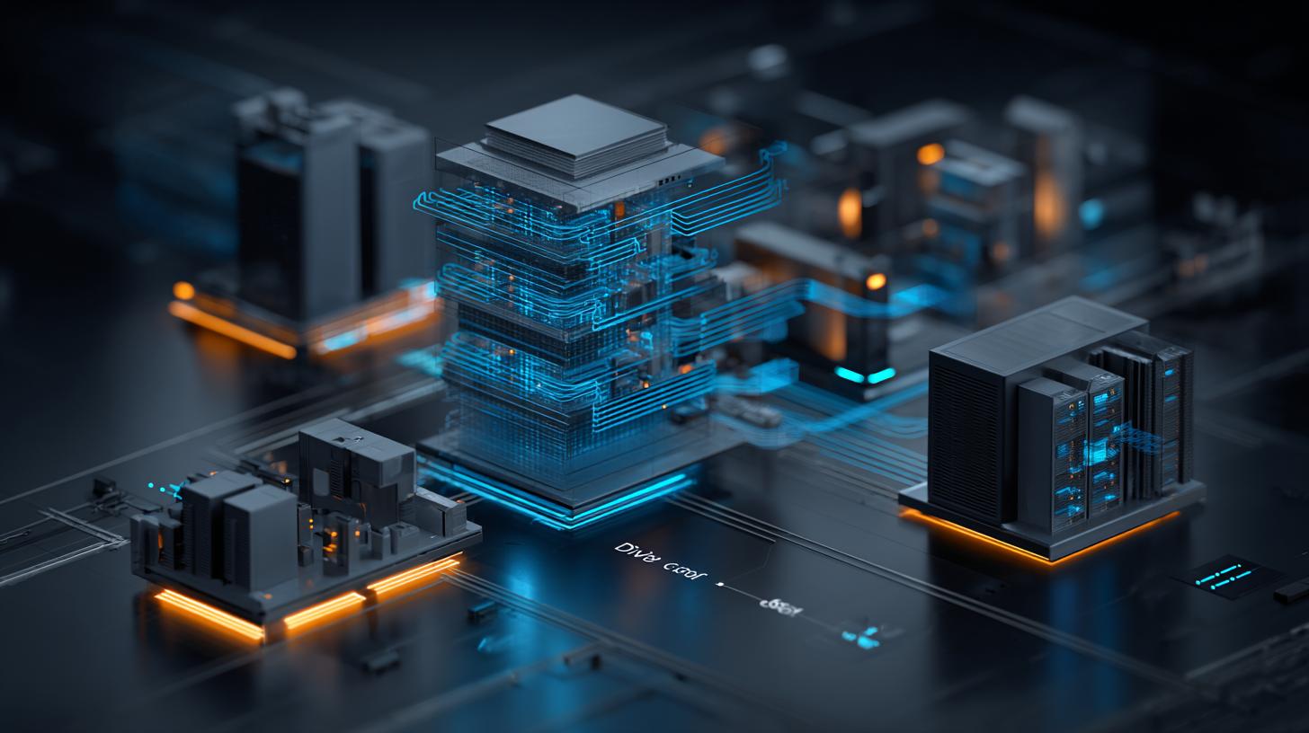 Three-tier AI architecture: device, edge, cloud with data flows.